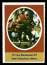 1972 Sunoco Stamps      582     Cas Banaszek